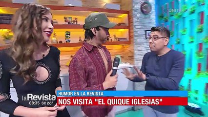 Humor: ‘El Quique Iglesias’ visitó La Revista para contar sus proyectos en Bolivia
