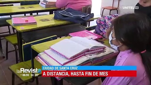 Descartan el regreso presencial a clases en colegios del municipio cruceño