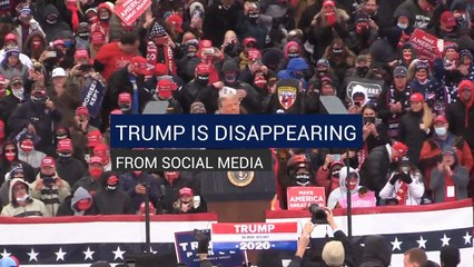 Trump is Disappearing From Social Media