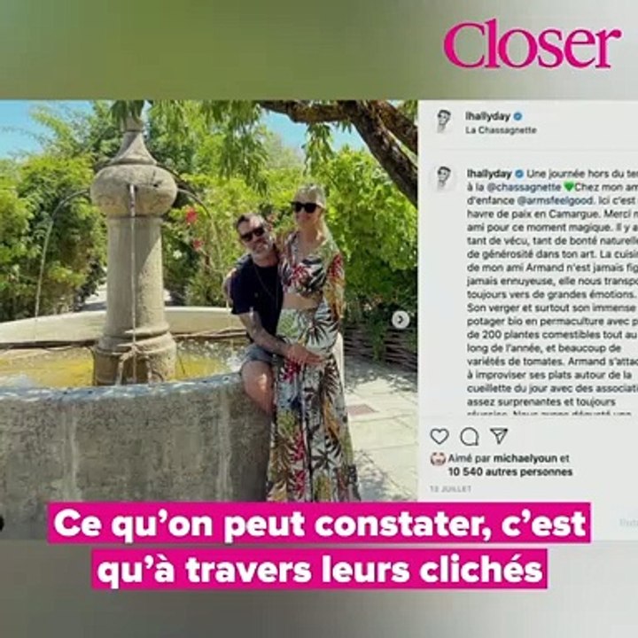 Laeticia Hallyday et Jalil Lespert à Saint Barth : les tourtereaux s'éclatent