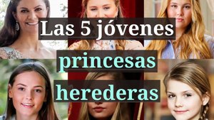 Las 5 jóvenes princesas herederas