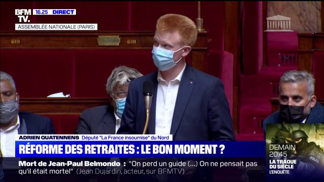 Adrien Quatennens: Dire qu'il est inévitable que les Français travaillent plus longtemps équivaut simplement à un refus de partager les richesses produites