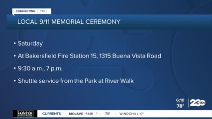 Bakersfield Fire Department to hold two 9/11 ceremonies
