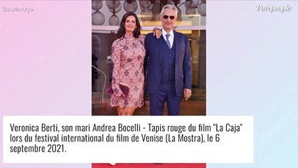 Andrea Bocelli fou amoureux de Veronica Berti : ils dansent à la Mostra de Venise