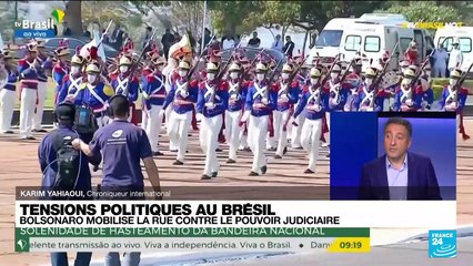 Tensions politiques au Brésil : Bolsonaro mobilise la rue et divise le pays
