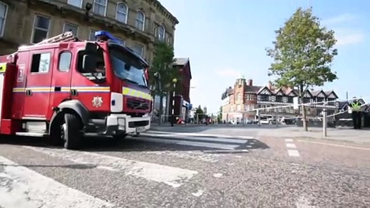 Fire in Wigan town centre