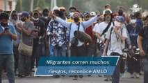 No se puede abrir la frontera sur de México, se debe cuidar a los migrantes: AMLO