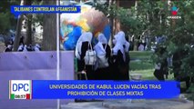 Universidades de Kabul lucen vacías tras prohibición de clases mixtas