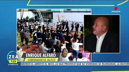 Enrique Alfaro habla de la pandemia, el regreso a clases y "Nora" en Jalisco