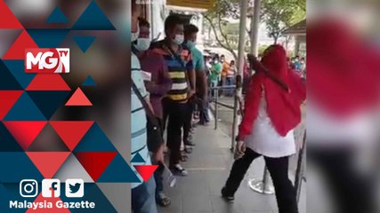 MG Viral : Warga Asing Besesak di Pejabat Pos Ambil Passport