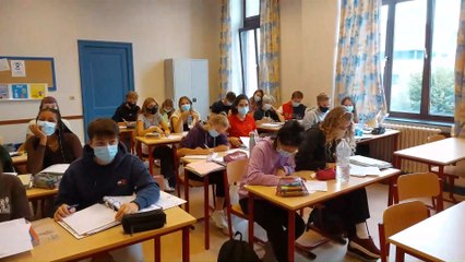 Les élèves de rhétorique de Saint-Remacle à Stavelot doivent à nouveau porter le masque