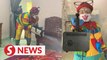 ‘Fogging Clown’ sanitises and brings cheer to homes