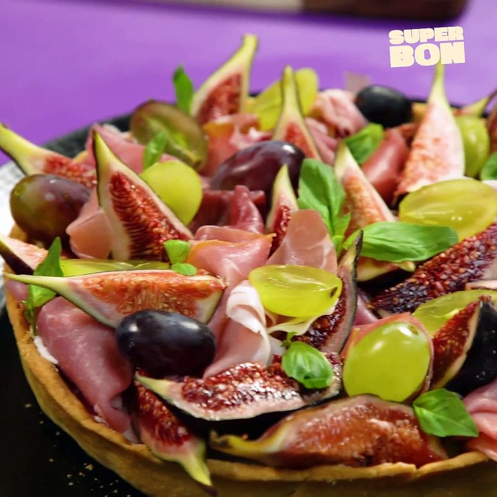 Tarte salée aux figues et au chèvre