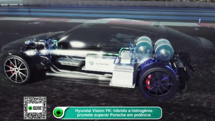 Hyundai Vision FK híbrido a hidrogênio promete superar Porsche em potência