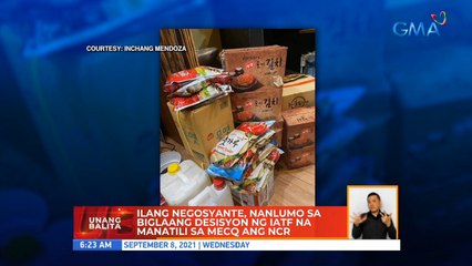 Ilang negosyante, nanlumo sa biglaang desisyon ng IATF na manatili sa MECQ ang NCR | UB