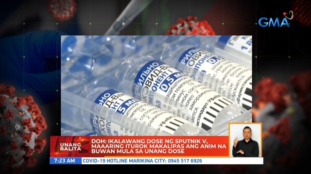 DOH: ikalawang dose ng Sputnik V, maaaring iturok makalipas ang anim na buwan mula sa unang dose | Edad 2-18, binabakunahan na sa bansang Cuba | UB