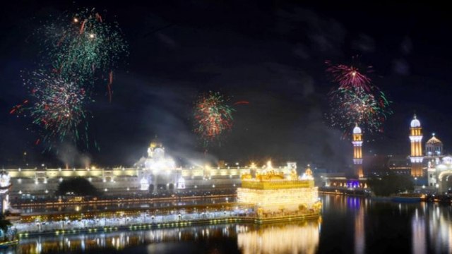 Watch: Fireworks at Golden Temple on Prakash Parv