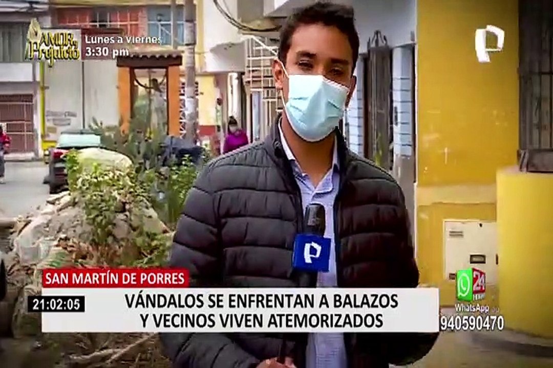 SMP: barristas buscan tomar el control de alameda y se enfrentan a balazos