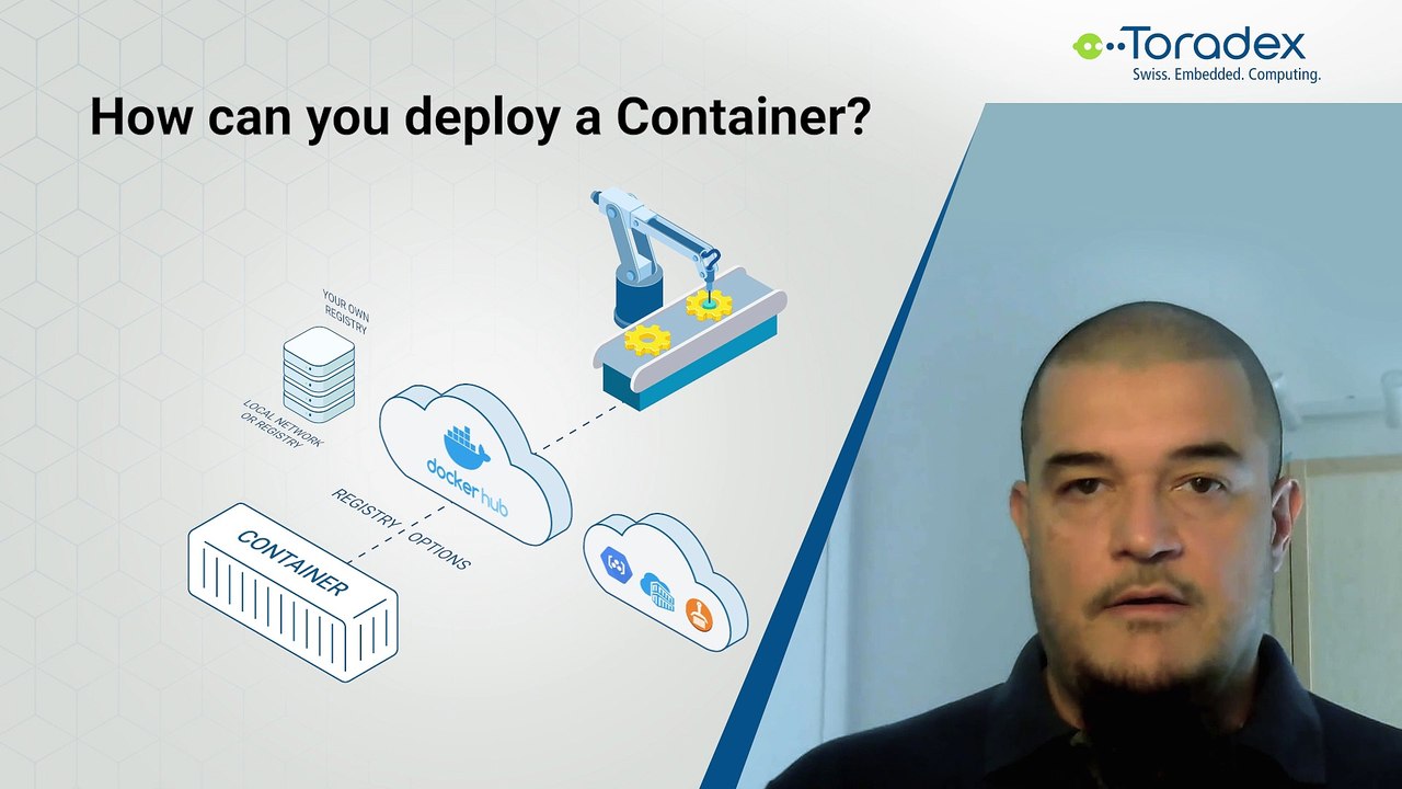 How can you deploy a Container?