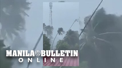 Huge amount of rains drenched Lobo, Batangas as tropical storm “Jolina” made landfall.