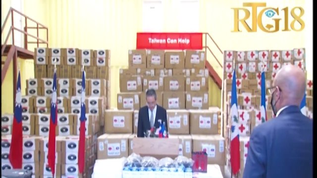 Gouvènman taywanè remèt gouvènman ayisyen yon kagezon 25 tòn materyèl imanitè pou bay sipò ak viktim