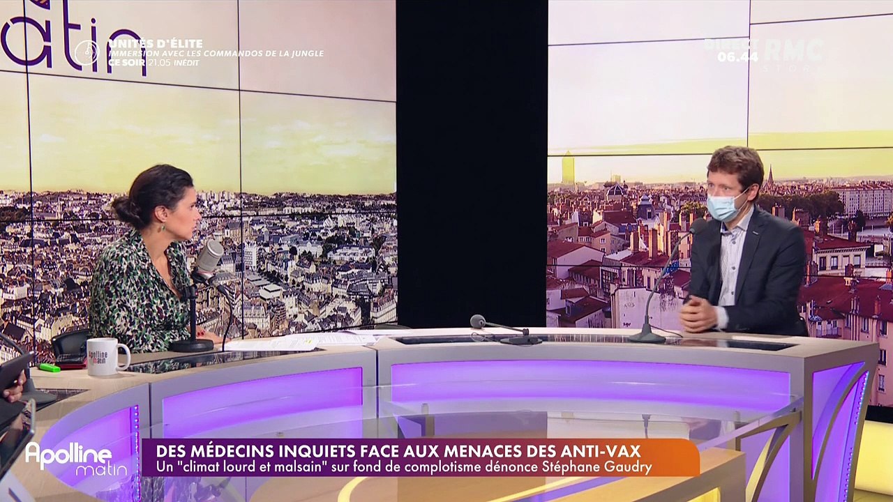On peut tout dire sur RMC : Des médecins inquiets face aux menaces des anti-vax - 08/09
