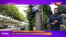 En prise direct : Des bouchons malgré 100 000 euros de travaux de voirie à Lyon - 08/09