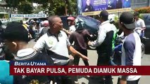 Kabur Tak Bayar Saat Beli Pulsa Rp200 Ribu, Seorang Pria Jadi Sasaran Amukan Massa!