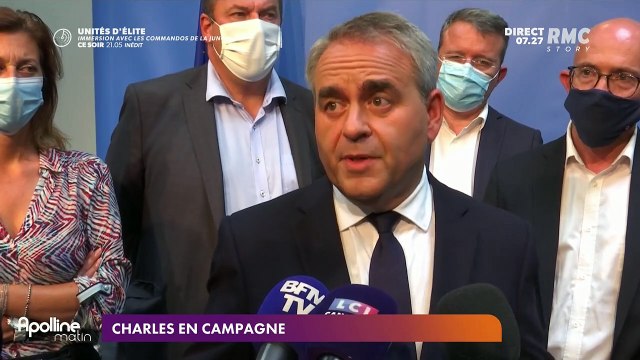 Charles en campagne : Xavier Bertrand poursuit sa campagne à l'écart de la primaire - 08/09