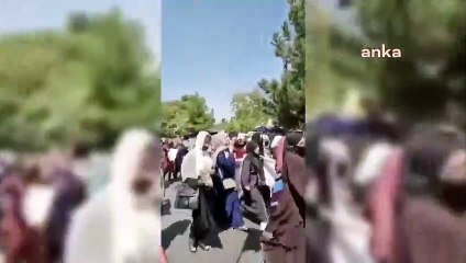 Taliban, kadın hakları için yürüyenlere ateş açtı