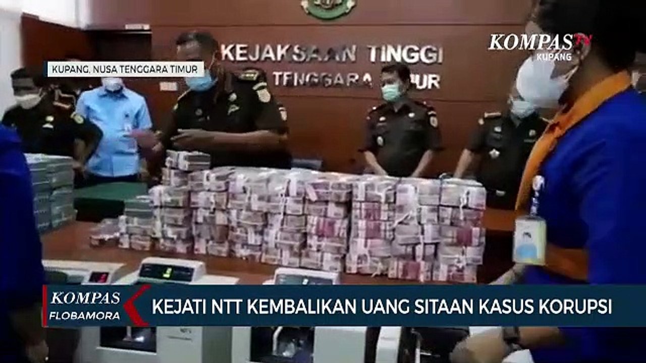 Kejati NTT Kembalikan Uang Sitaan Kasus Korupsi Bank NTT