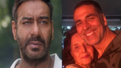 Akshay Kumar की मां Aruna Bhatia के निधन की खबर पर रो पड़े Ajay Devgn , किया ये Tweet  | FilmiBeat