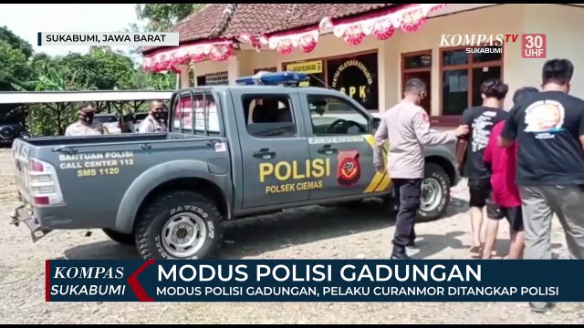 Modus Polisi Gadungan, Pelaku Curanmor Ditangkap Polisi