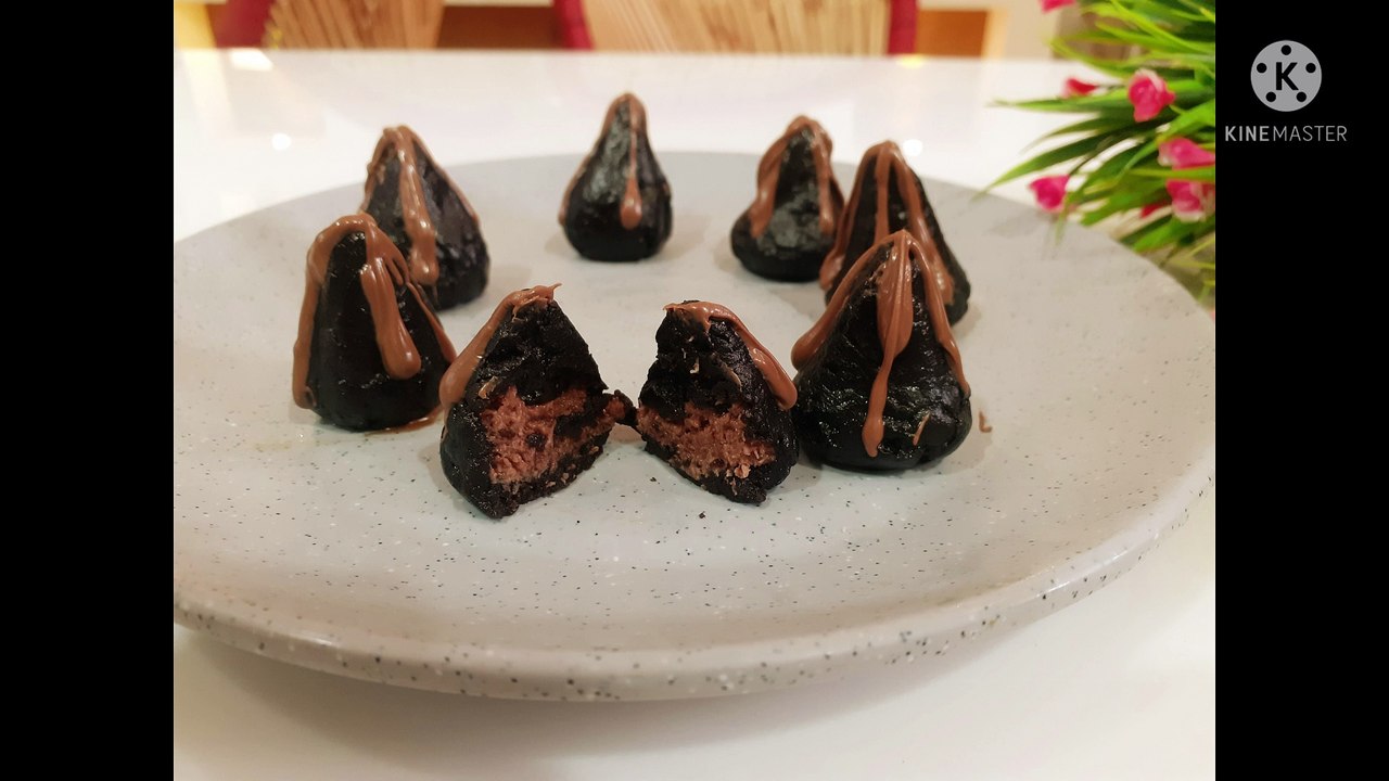 Chocolate oreo modak ! Oreo modak ! 10 मिनट में बनाए  बिना गैस जलाए बहुत ही लाजवाब  मोदक मिठाई!