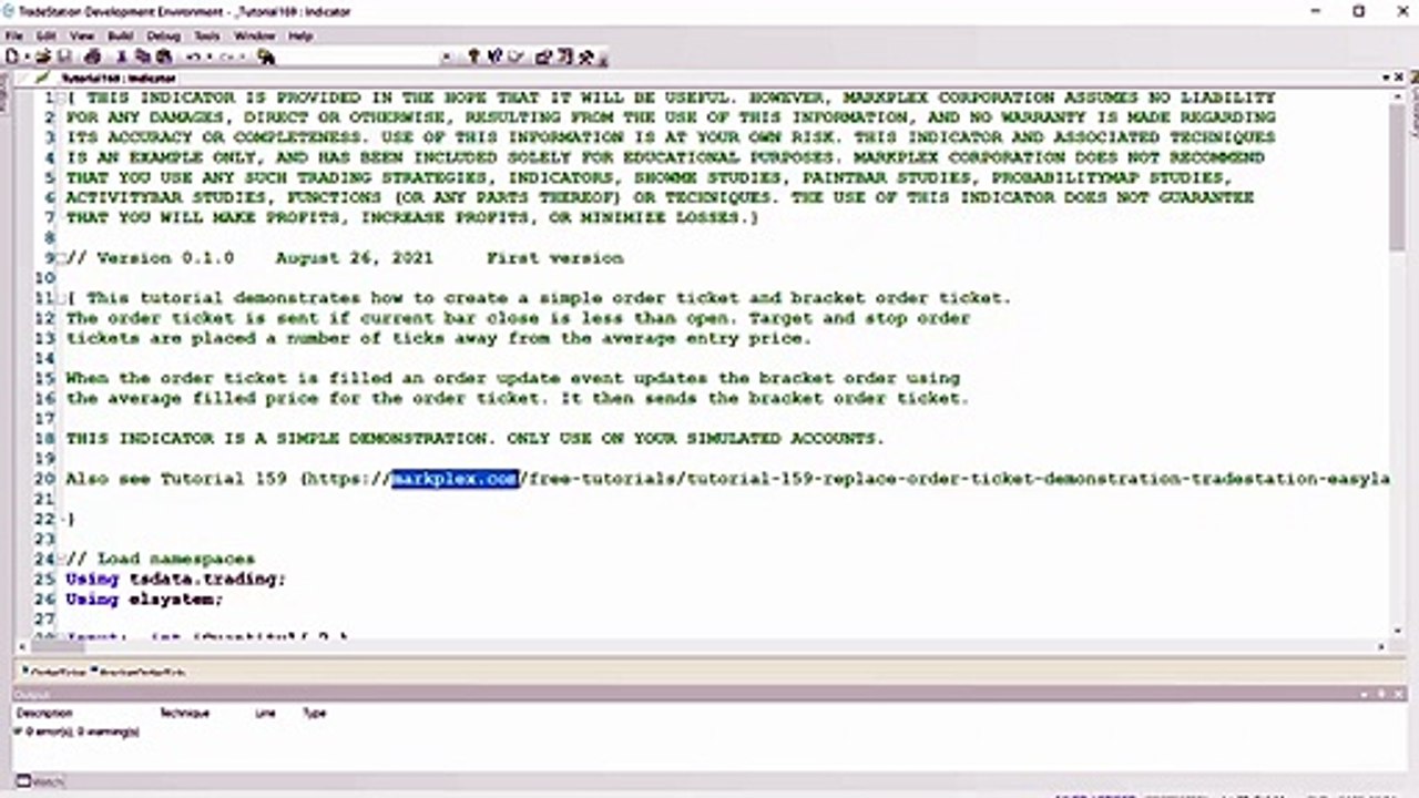 Tutorial 169 | Order ticket and bracket ticket