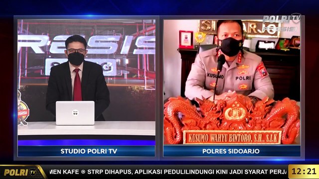 LIVE Dialog Kapolresta Sidoarjo Kombes Pol Kusumo Wahyu Bintoro Terkait Pembunuhan Kakak Beradik