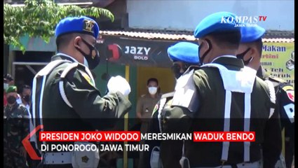 Presiden Jokowi Resmikan Waduk Bendo Ponorogo