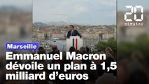Marseille : Emmanuel Macron dévoile un plan à 1,5 milliard d'euros