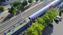 İstanbul'da İki tren kafa kafaya geldi: Facianın eşiğinden dönüldü