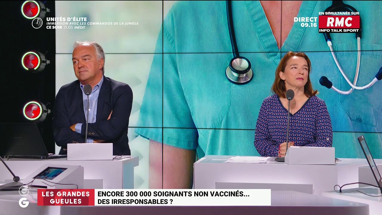Encore 300 000 soignants non vaccinés, des irresponsables ? - 08/09