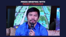 Press briefing with Manny Pacquiao | Wednesday, September 8