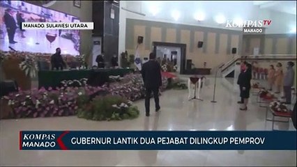 Gubernur Lantik Dua Pejabat Dilingkup Pemprov