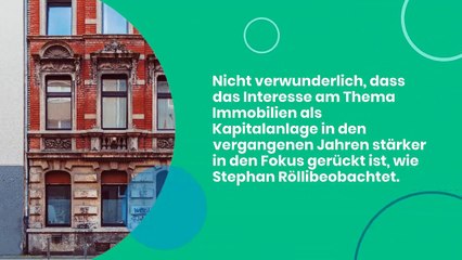 Stephan Rölli Schötz | Immobilien sind auch heute noch die beste Geldanlage