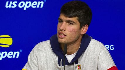 US Open 2021 - Carlos Alcaraz : "I have no deception on myself to have to retire in the quarterfinals. It has been a great tournament for me"