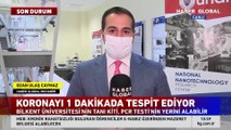 Bir dakikada korona testi! Canlı yayında böyle sonuç verdi