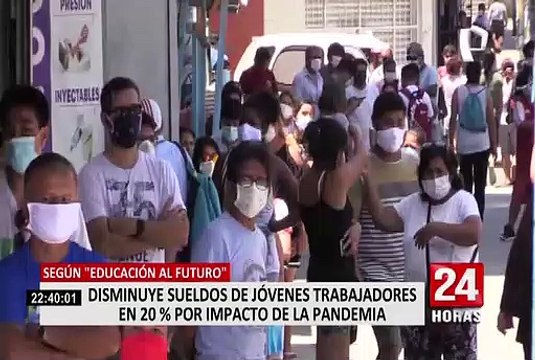 Sueldo de jóvenes egresados disminuyeron en 20%, según el análisis de Educación al Futuro