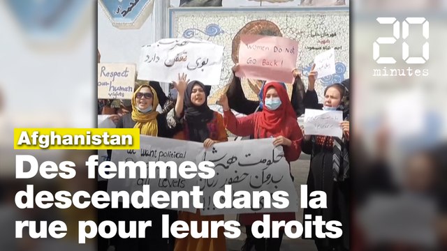 Afghanistan: Des femmes manifestent pour le respect de leurs droits par les Talibans
