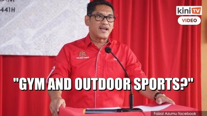 Gyms and sports premises should be allowed to open too, says Faizal