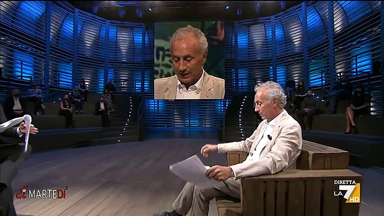 Un Grande Marco Travaglio senza peli sulla lingua a DiMartedì del 7 Settembre 2021