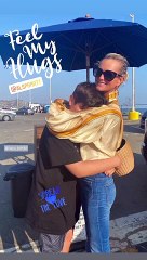 Download Video: Laeticia Hallyday et Aliosha, le fils de Jalil Lespert. Instagram. Le 8 septembre 2021.